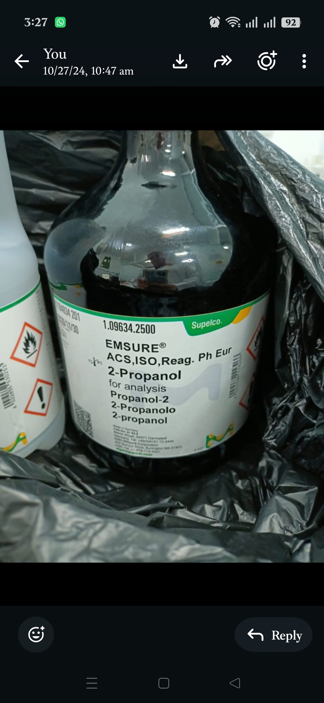 Iso propanol