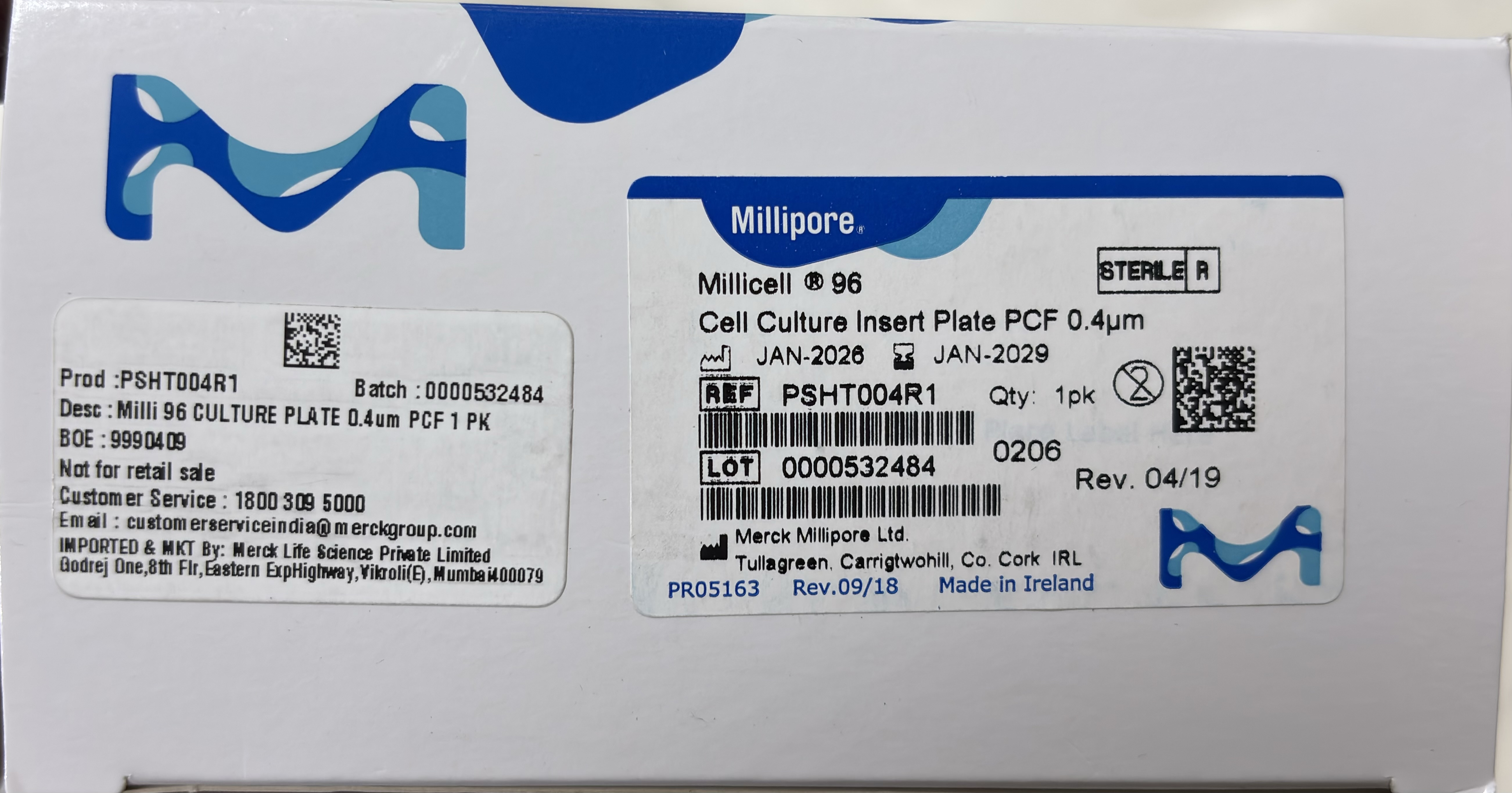 Millicell ® 96 Cell Culture Insert Plate PCF 0.4um